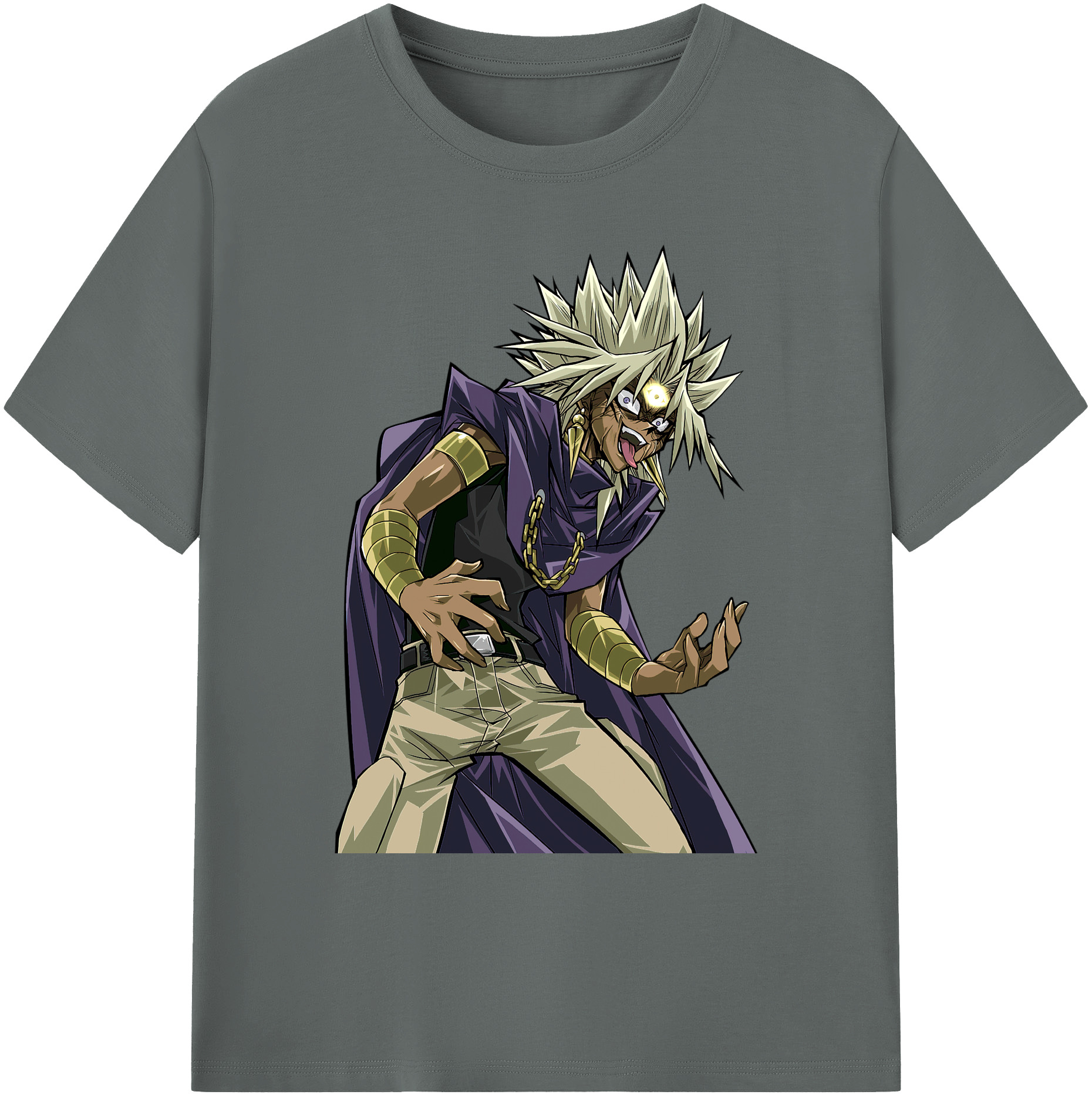 （画像用） 遊☆戯☆王 Yu-Gi-Oh! 綿100％ メンズ半袖Tシャツ｜肌触りやわらか＆通気性